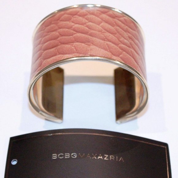 BCBG Max Azria CUFF COGNAC Brown Fashion BRACELET - Picture 1 of 3